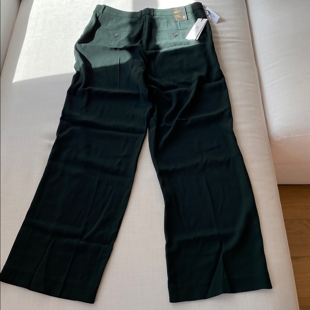 NWT ARITZIA Babaton SCARAB / Dark Green AGENCY PANT Size 12 💚💚 - Picture 6 of 7